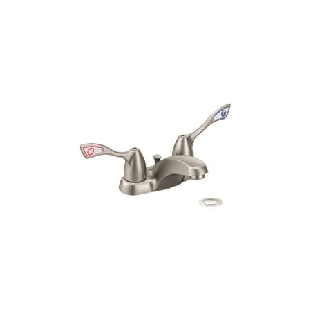 Moen Two-Handle Lavatory Faucet Classic Brushed Nickel 8820CBN
